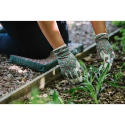 Westland Premium Leather Gloves Flower - Medium -Shed And Soil Sales 12835713 5695012509194000