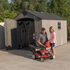 Lifetime 8x12.5 Ft Rough Cut Outdoor Storage Shed -Shed And Soil Sales 12836583 1254833208767663