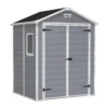 Keter Manor 6 X 5ft Outdoor Plastic Garden Storage Shed - Grey -Shed And Soil Sales 12840570 1255036178179955