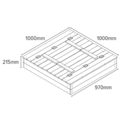 None Sand Pit With Seating And Cover -Shed And Soil Sales 12841983 2144833226019544