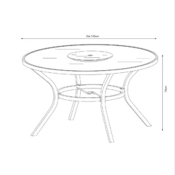 Misali 6 Seater Garden Dining Set -Shed And Soil Sales 12881492 5834948030746531