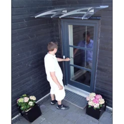 None Cambridge 1200X700 Silver Door Canopy -Shed And Soil Sales 12882255 2994843527512079