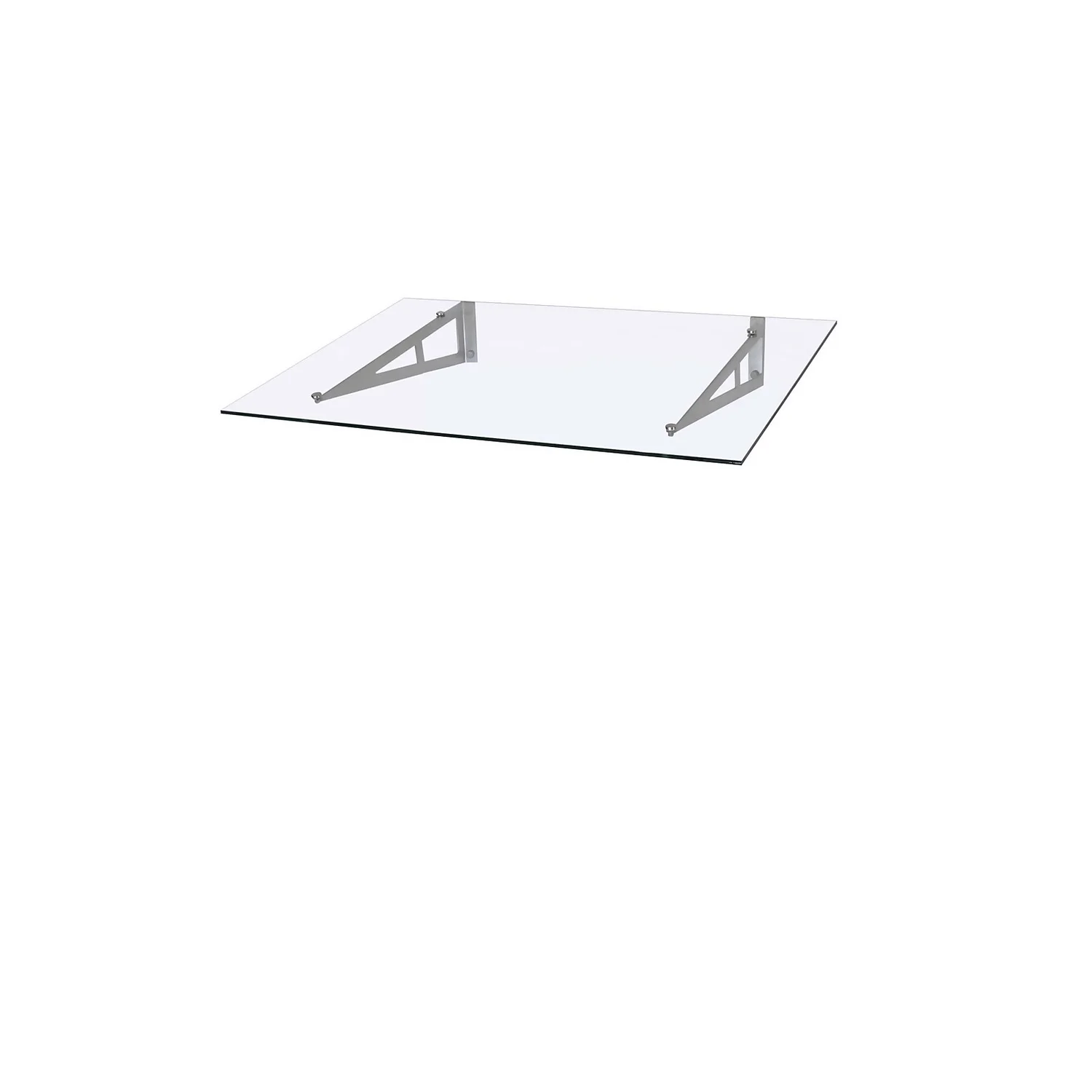 None Rebecca 1200X700 Silver/Glass Door Canopy 4 None Rebecca 1200X700 Silver/Glass Door Canopy - Image 2