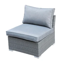 Bambrick 6 Seater Grey Rattan Garden Sofa Set -Shed And Soil Sales 12882317 9734931176981203