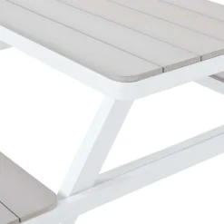 Picnic Bench - White & Grey -Shed And Soil Sales 12885210 1514846186591569