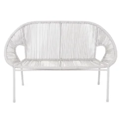 Homebase Acapulco 2 Seater Garden Bench - Grey -Shed And Soil Sales 12885516 3714843607975997
