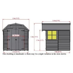 Shire Barn Style Shed - 7 X 7ft -Shed And Soil Sales 12886994 1064849861345206