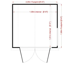 Shire Barn Style Shed - 7 X 7ft -Shed And Soil Sales 12886994 6934849861329264