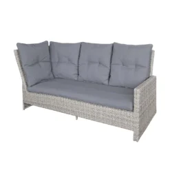 Mortimer Grey Rattan Garden Corner Sofa Set -Shed And Soil Sales 12887790 3255047776533844