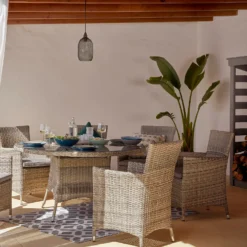 Florence 6 Seater Garden Dining Set -Shed And Soil Sales 12887800 3494929366860307