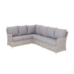 Florence Grey Rattan Effect Garden Corner Sofa Set 17 Florence Grey Rattan Effect Garden Corner Sofa Set -Shed And Soil Sales 12887809 5834843689783909