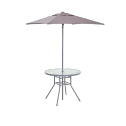 Andorra 4 Seater Garden Dining Set With Parasol 11 Andorra 4 Seater Garden Dining Set With Parasol -Shed And Soil Sales 12887989 1114843691022435