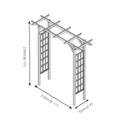 Mercia Flat Top Arch -Shed And Soil Sales 12888298 1224843954305336