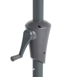 None 2.1m Crank & Tilt Parasol Light Grey - Dia. 38mm -Shed And Soil Sales 12888557 1024843673641374