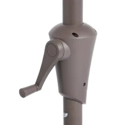 None 2.1m Crank & Tilt Parasol Natural - Dia. 38mm -Shed And Soil Sales 12888558 2064843673563581