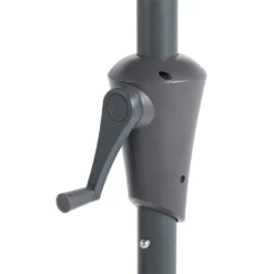 None 2.1m Crank & Tilt Parasol Dark Grey - Dia. 38mm -Shed And Soil Sales 12888560 1804843674218079