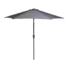 None 2.7m Crank & Tilt Parasol Dark Grey - Dia. 38mm 1 None 2.7m Crank & Tilt Parasol Dark Grey - Dia. 38mm -Shed And Soil Sales 12888563 4794843674580713