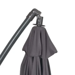 3m Overhanging Parasol - Dark Grey -Shed And Soil Sales 12888567 1604966185535941