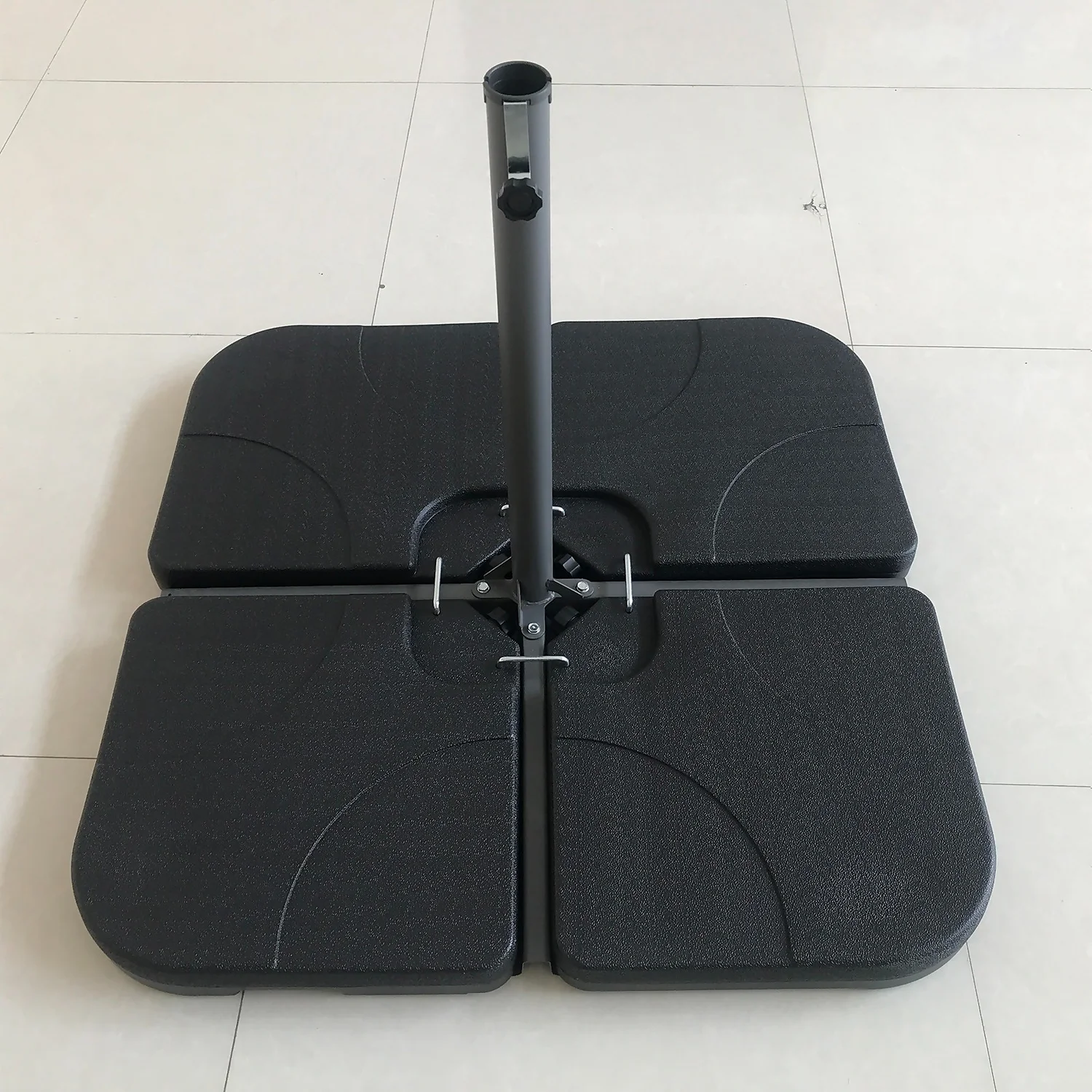 None 4 Piece Quarter Parasol Base - 60L 3 None 4 Piece Quarter Parasol Base - 60L