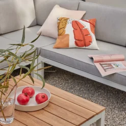 Spirit Metal Garden Corner Sofa Set - Grey -Shed And Soil Sales 12889918 1424846181006982