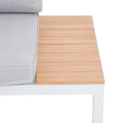 Spirit Metal Garden Corner Sofa Set - Grey -Shed And Soil Sales 12889918 2024846181086020