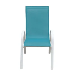 Malindi Stacking Chair - Blue -Shed And Soil Sales 12904632 1984845868995954