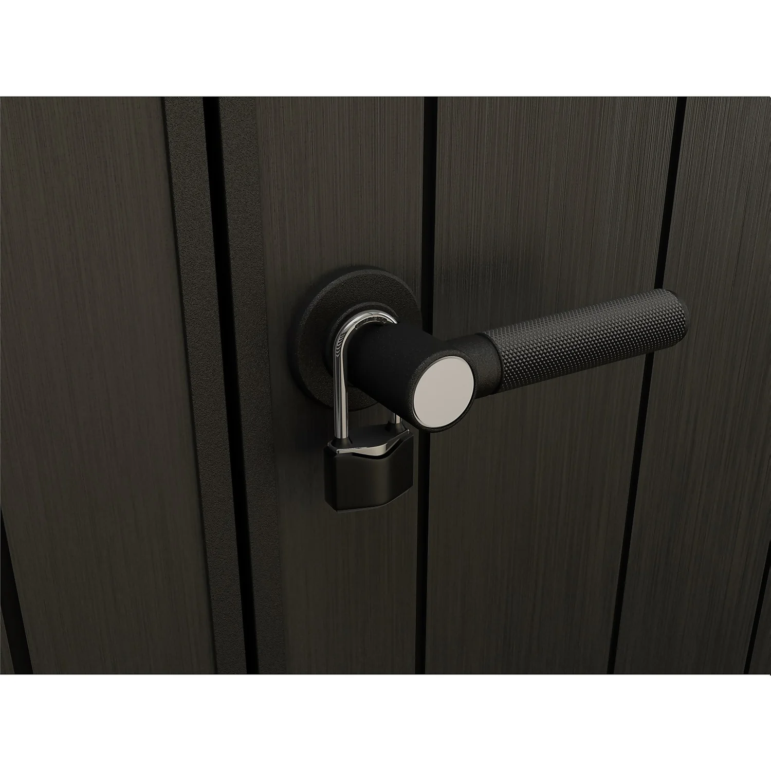 Keter Newton 7.5 X 7ft Outdoor Plastic Garden Storage Shed - Brown 7 Keter Newton 7.5 X 7ft Outdoor Plastic Garden Storage Shed - Brown - Image 5