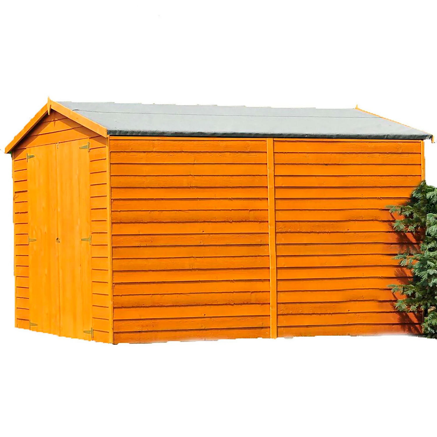 Shire 12 X 6ft Shed Overlap Double Door - No Windows 3 Shire 12 X 6ft Shed Overlap Double Door - No Windows