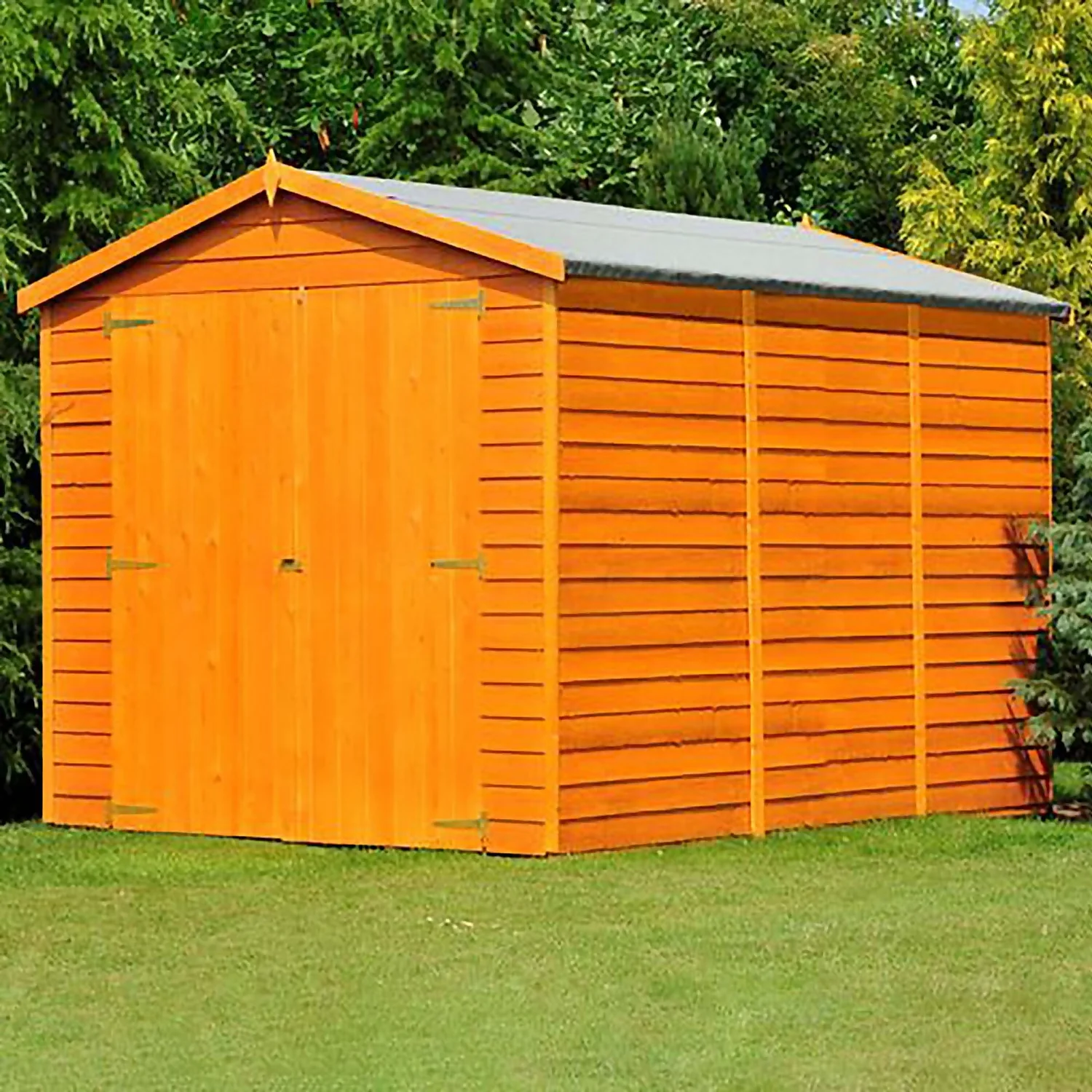 Shire 12 X 6ft Shed Overlap Double Door - No Windows 4 Shire 12 X 6ft Shed Overlap Double Door - No Windows - Image 2