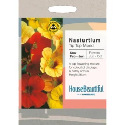 House Beautiful Nasturtium Tip Top Mixed Seeds