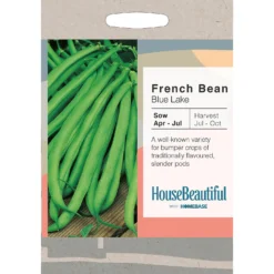 House Beautiful Climbing French Bean Blue Lake Seeds