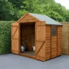 Forest Overlap Dip Treated 7x5ft Apex Shed - Double Door -Shed And Soil Sales 13129475 3864953458659173