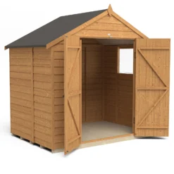 Forest Overlap Dip Treated 7x5ft Apex Shed - Double Door -Shed And Soil Sales 13129475 5934953458753448