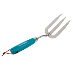 House Beautiful Stainless Steel Hand Fork With A Teal Painted Hardwood Handle -Shed And Soil Sales 13188707 3154928022220770