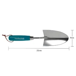 House Beautiful Stainless Steel Hand Trowel With A Teal Painted Hardwood Handle -Shed And Soil Sales 13188708 1614928022769752