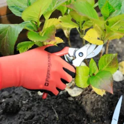 House Beautiful Gardening Gloves - Orange & Black -Shed And Soil Sales 13188715 1084928026753869