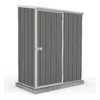 Absco 5 X 3ft Space Saver Metal Pent Shed - Grey -Shed And Soil Sales 13440827 1224929185359062