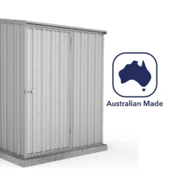 Absco 5 X 3ft Space Saver Metal Pent Shed - Zinc -Shed And Soil Sales 13440830 1484929164490684