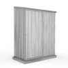 Absco 5 X 3ft Space Saver Metal Pent Shed - Zinc 1 Absco 5 X 3ft Space Saver Metal Pent Shed - Zinc -Shed And Soil Sales 13440830 3394929163991895