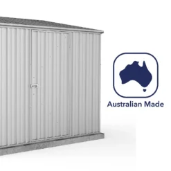 Absco 7.5 X 5ft Space Saver Metal Pent Shed - Zinc -Shed And Soil Sales 13440831 1574929185869425