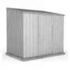 Absco 7.5 X 5ft Space Saver Metal Pent Shed - Zinc -Shed And Soil Sales 13440831 3594929185406576