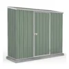 Absco 7.5 X 3ft Space Saver Metal Pent Shed - Green -Shed And Soil Sales 13440840 1584929185943639