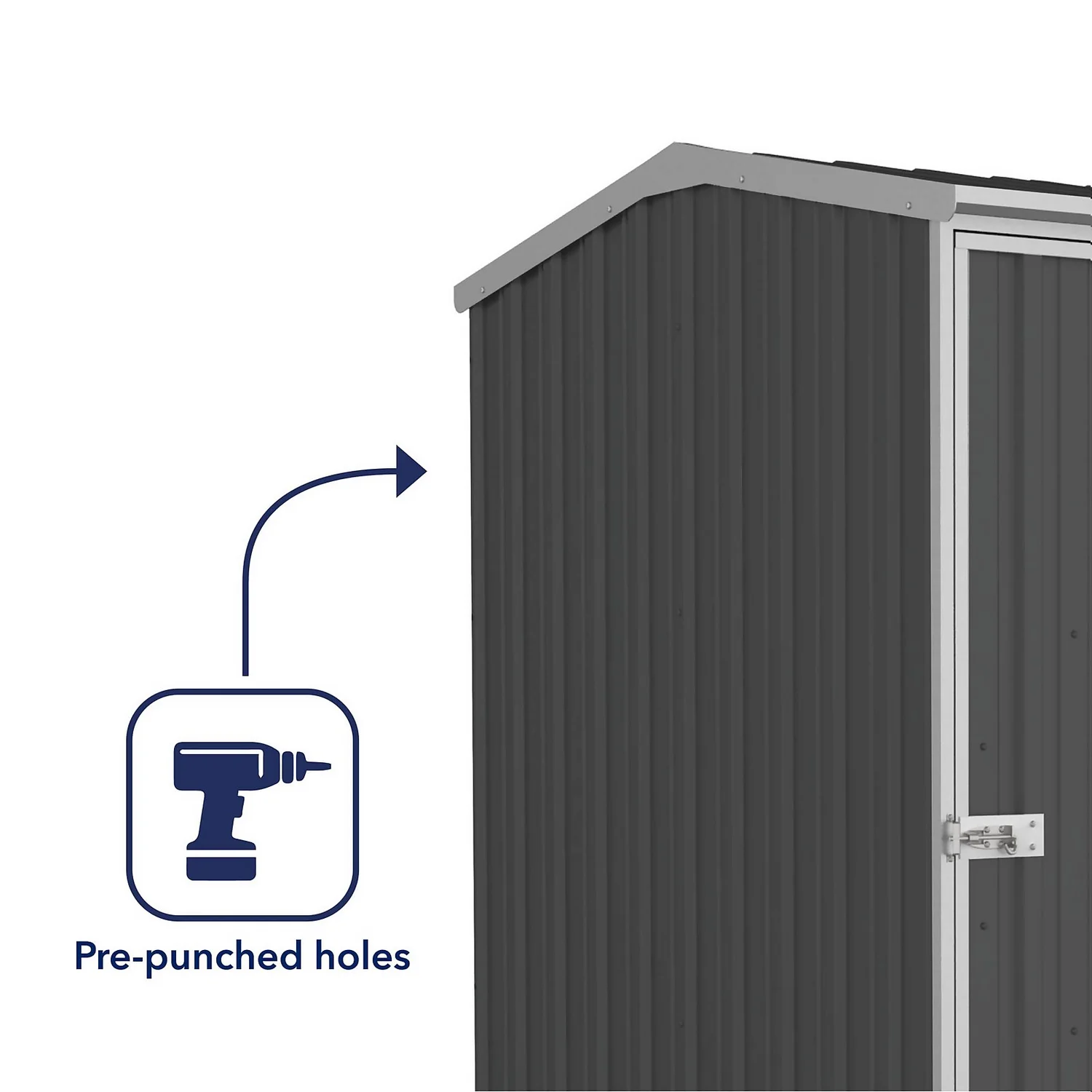 Absco 5 X 5ft Premier Reverse Apex - Dark Grey 8 Absco 5 X 5ft Premier Reverse Apex - Dark Grey - Image 6