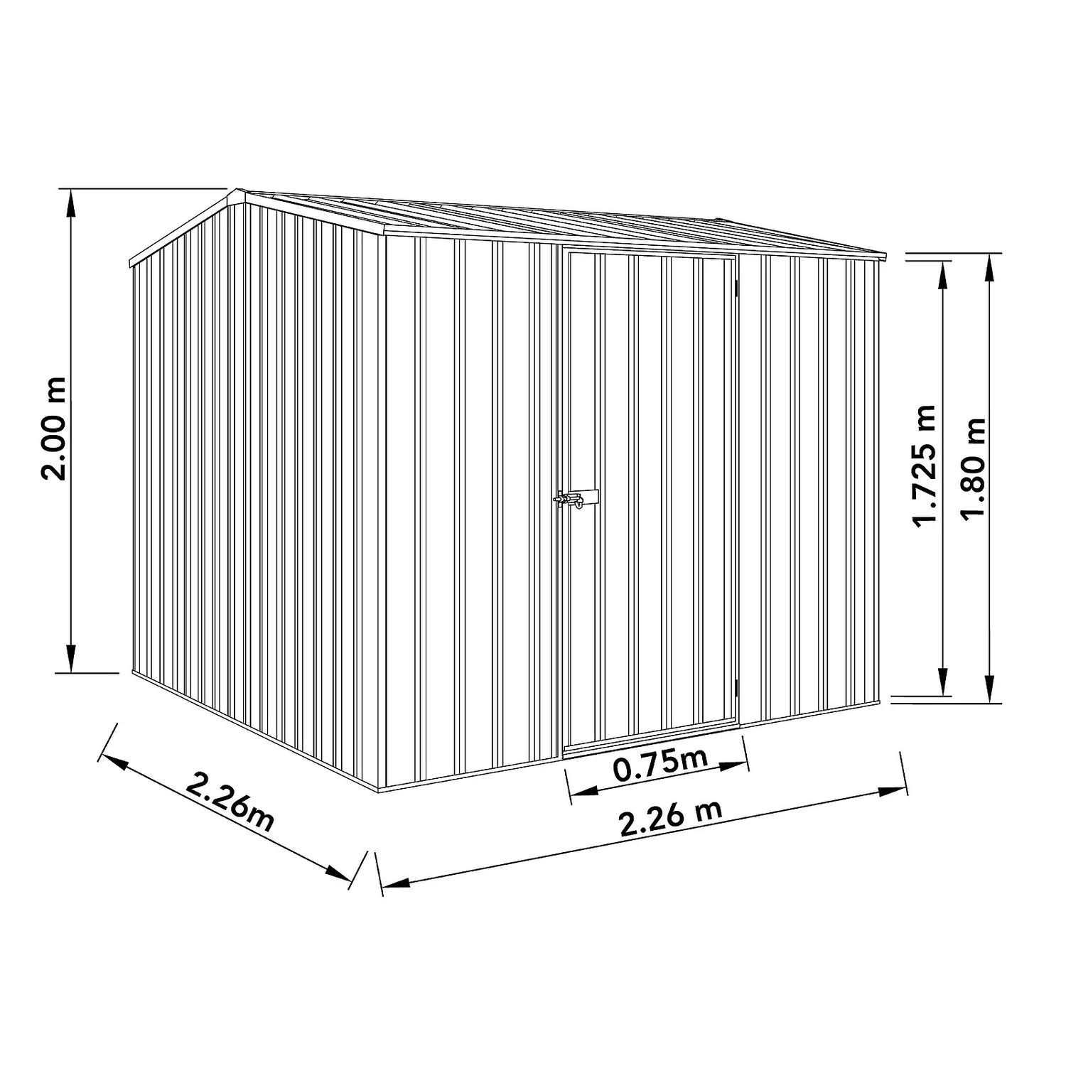 Absco 7.5 X 7.5ft Premier Apex - Dark Grey 5 Absco 7.5 X 7.5ft Premier Apex - Dark Grey - Image 3