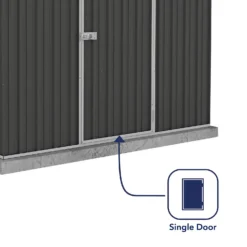 Absco 7.5 X 7.5ft Premier Apex - Dark Grey 15 Absco 7.5 X 7.5ft Premier Apex - Dark Grey -Shed And Soil Sales 13440852 1634929164358105