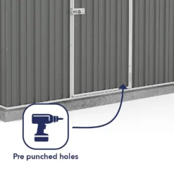 Absco 7.5 X 10ft Premier Reverse Apex - Dark Grey 15 Absco 7.5 X 10ft Premier Reverse Apex - Dark Grey -Shed And Soil Sales 13440856 1214929163804926