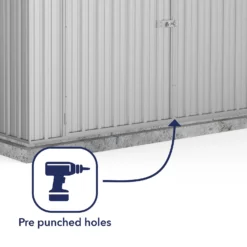 Absco 10 X 20ft Utility Workshop Apex Metal Shed - Zinc -Shed And Soil Sales 13440861 1074929163823580