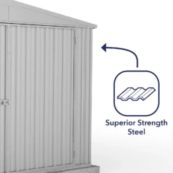 Absco 10 X 20ft Utility Workshop Apex Metal Shed - Zinc -Shed And Soil Sales 13440861 4764929163896414