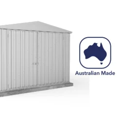 Absco 10 X 15ft Utility Workshop Apex Metal Shed - Zinc -Shed And Soil Sales 13440863 1814929163975179