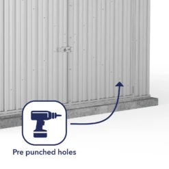 Absco 10 X 15ft Utility Workshop Apex Metal Shed - Zinc -Shed And Soil Sales 13440863 1844929163815162